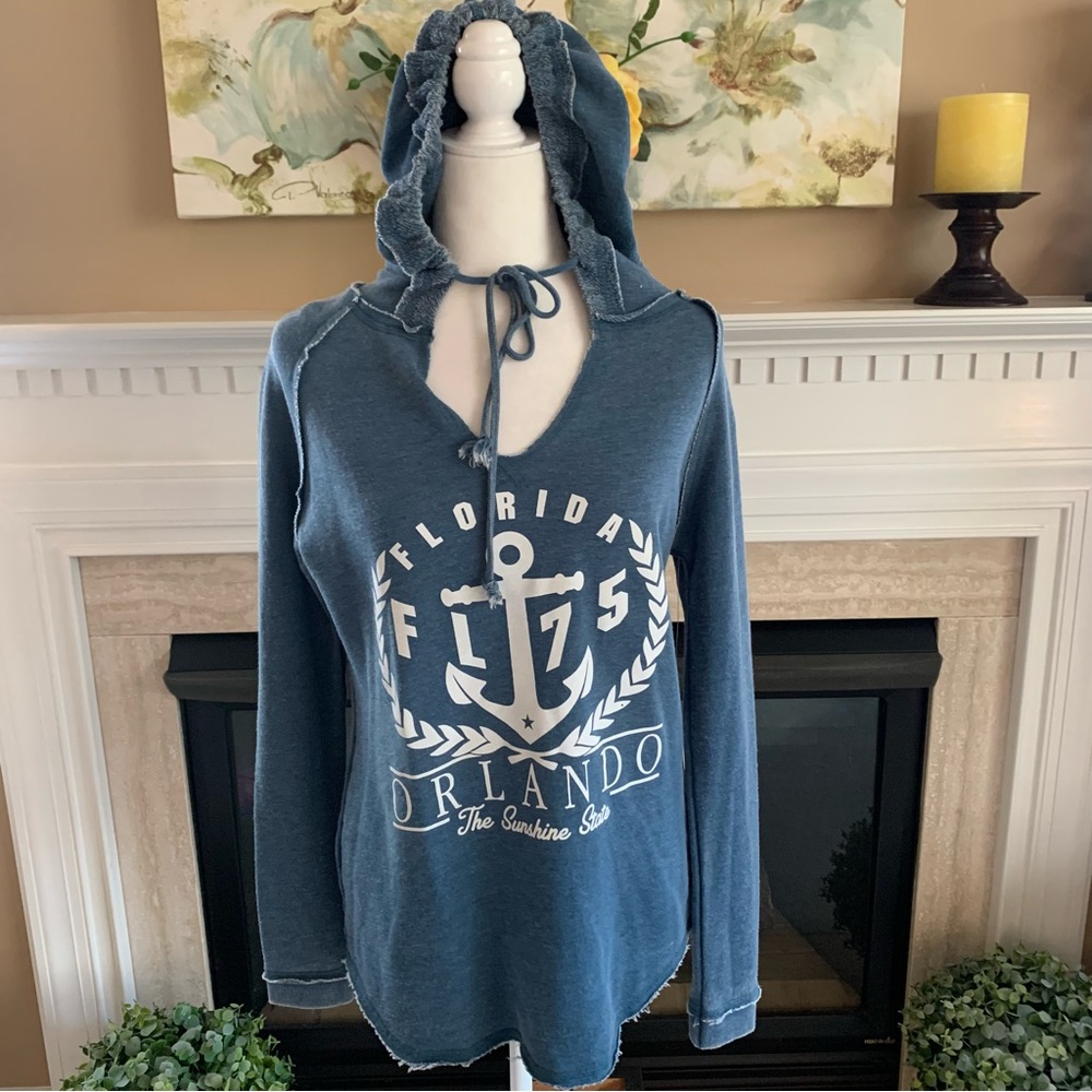 Orlando Florida Navy Blue Sweatshirt (Size Small)